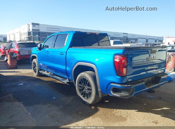3GTPHCEK5NG601104 2022 GMC SIERRA Blue Задня ліва чверть