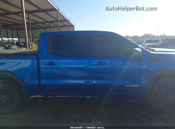 3GTPHCEK5NG601104 2022 GMC SIERRA Blue Вид задньої частини салону