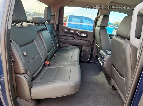 3GTPHDED3NG649157 2022 GMC SIERRA Blue Widok tylnych siedzeń