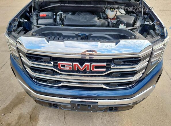 3GTPHDED3NG649157 2022 GMC SIERRA Blue Widok wnętrza z tyłu