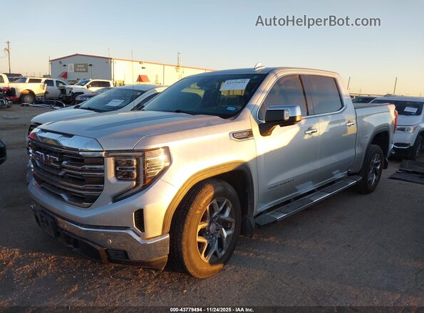 3GTPHDED5NG568807 2022 GMC SIERRA Silver Передня ліва чверть