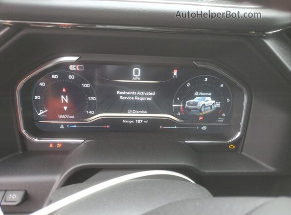 3GTUUFEL2RG362710 2024 GMC SIERRA White Widok zestawu wskaźników