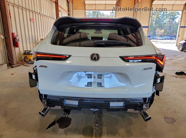 3HDSA1H52SM702072 2025 ACURA ADX White უკანა ხედი