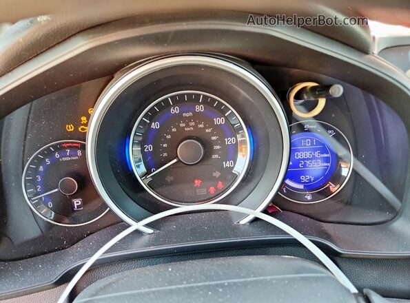 3HGGK5H48LM705273 2020 HONDA FIT Gray Սարքավորումների վահանակի տեսք