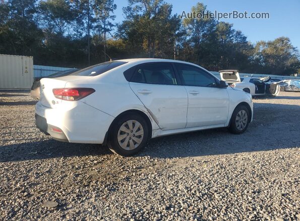 3KPA24AD0LE255542 2020 KIA RIO White Задня права чверть