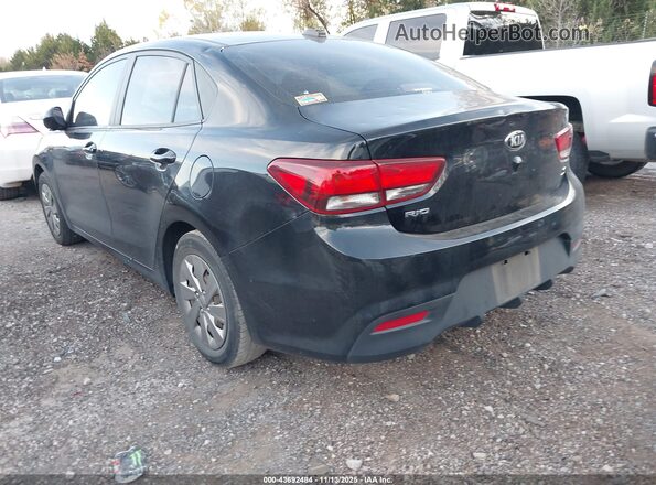 3KPA24AD0LE318428 2020 KIA RIO Black Հետևի ձախ