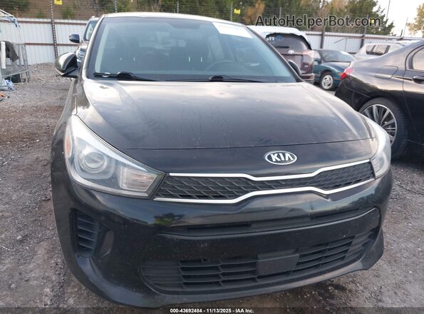 3KPA24AD0LE318428 2020 KIA RIO Black Սարքավորումների վահանակի տեսք