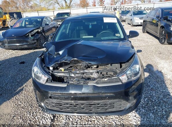 3KPA24AD0ME422841 2021 KIA RIO Black Widok zestawu wskaźników