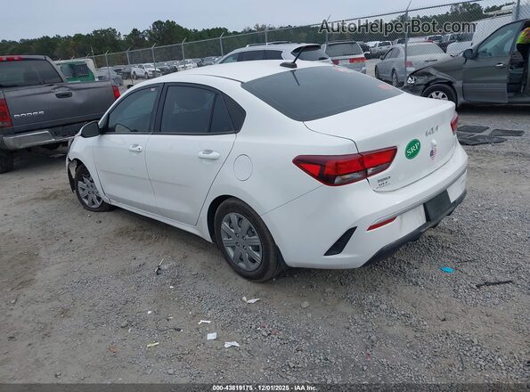 3KPA24AD0NE478733 2022 KIA RIO White Задня ліва чверть