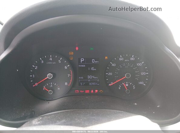3KPA24AD0NE478733 2022 KIA RIO White Вид задніх сидінь