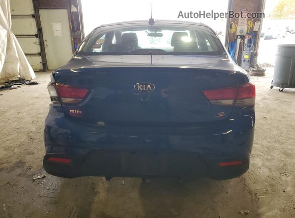3KPA24AD2LE357036 2020 KIA RIO Синий Вид сзади