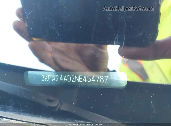 3KPA24AD2NE454787 2022 KIA RIO Gray 