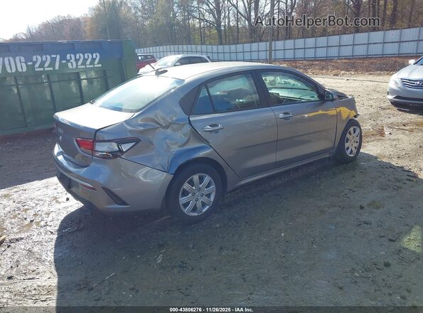 3KPA24AD2NE454787 2022 KIA RIO Gray უკანა მარჯვენა
