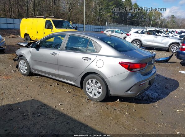 3KPA24AD2NE454787 2022 KIA RIO Gray უკანა მარცხენა