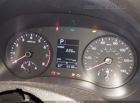 3KPA24AD3LE295338 2020 KIA RIO White უკანა სავარძლების ხედი