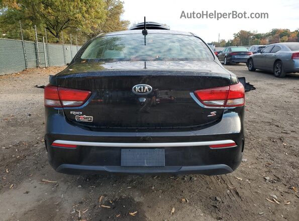 3KPA24AD3ME374008 2021 KIA RIO Black უკანა ხედი