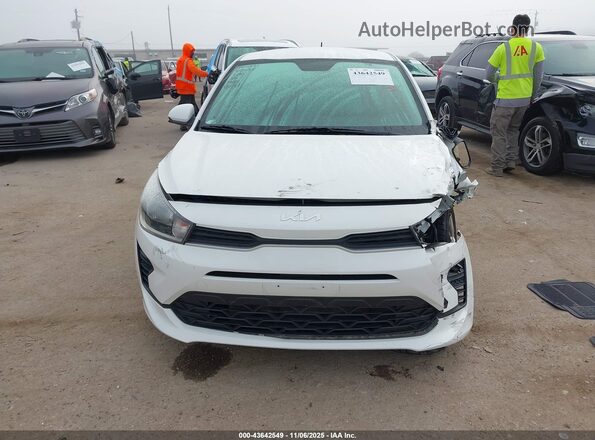 3KPA24AD3NE433785 2022 KIA RIO White Вид щитка приладів