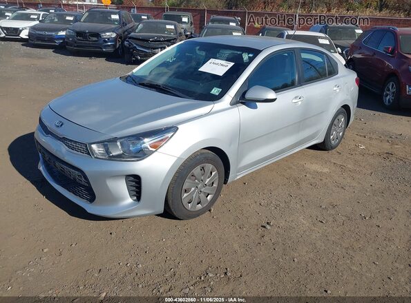 3KPA24AD4LE283103 2020 KIA RIO Silver Front left