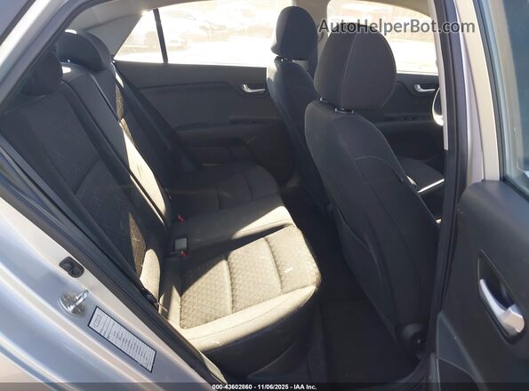 3KPA24AD4LE283103 2020 KIA RIO Silver VIN sticker view