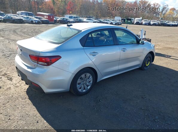 3KPA24AD4LE283103 2020 KIA RIO Silver Rear right