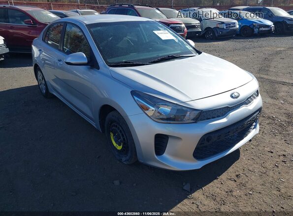 3KPA24AD4LE283103 2020 KIA RIO Silver Front view