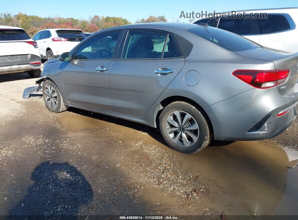 3KPA24AD4NE433570 2022 KIA RIO Gray Rear left
