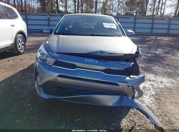 3KPA24AD4NE433570 2022 KIA RIO Gray Instrument cluster view