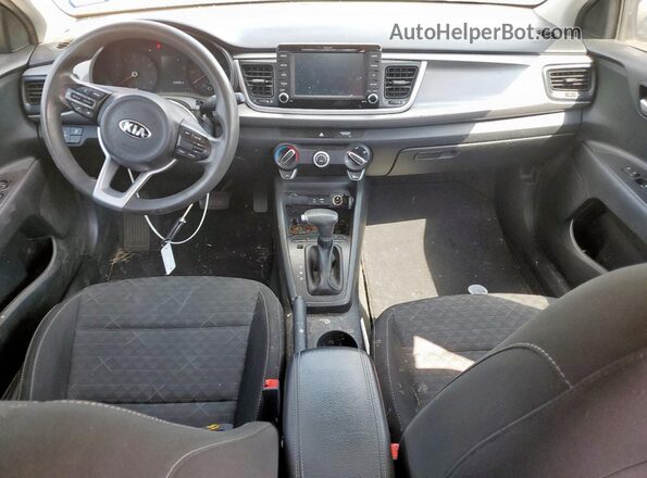 3KPA24AD5LE322670 2020 KIA RIO Silver Widok deski rozdzielczej