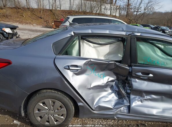 3KPA24AD8LE316880 2020 KIA RIO Gray VIN sticker view