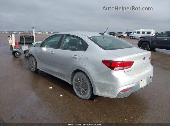 3KPA24ADXLE296602 2020 KIA RIO Silver Հետևի ձախ