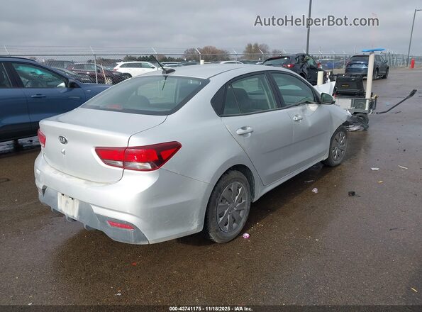3KPA24ADXLE296602 2020 KIA RIO Silver Հետևի աջ