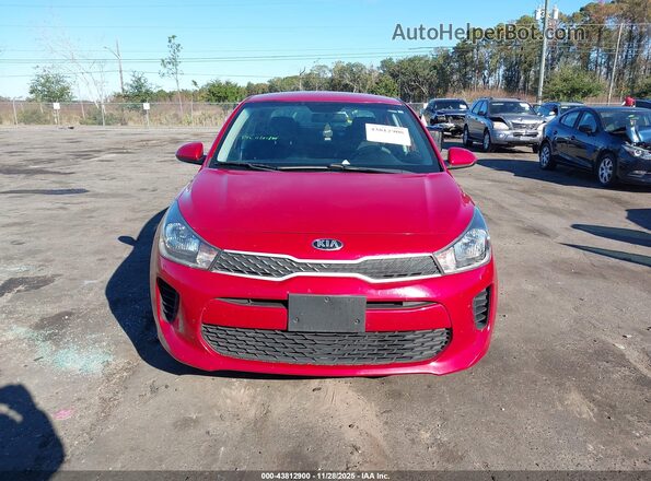 3KPA24ADXLE359231 2020 KIA RIO Red Widok zestawu wskaźników