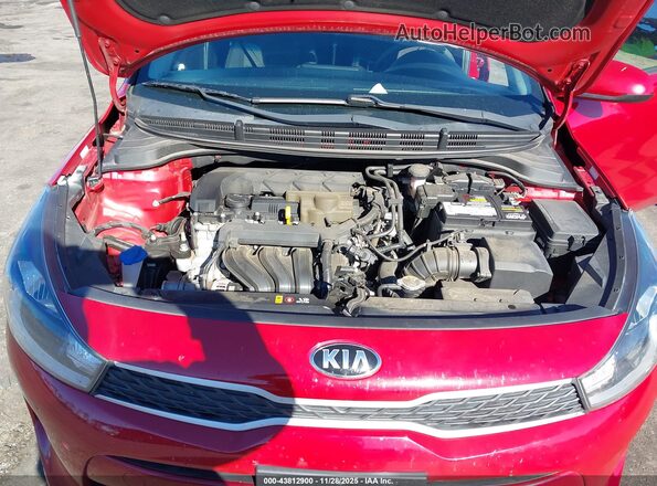 3KPA24ADXLE359231 2020 KIA RIO Red Widok z tyłu