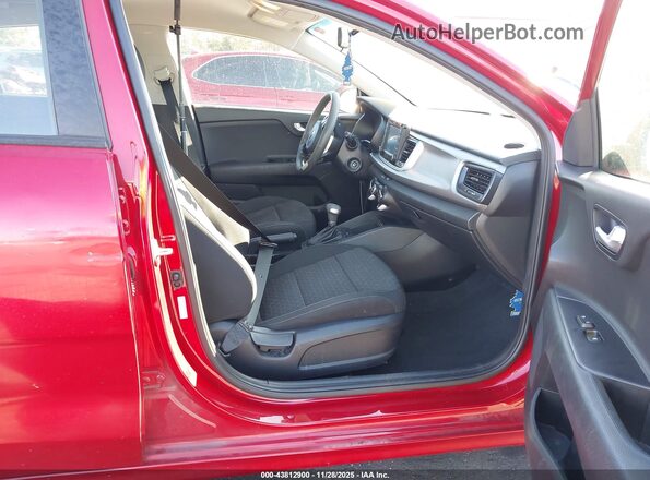 3KPA24ADXLE359231 2020 KIA RIO Red Widok wnętrza z przodu