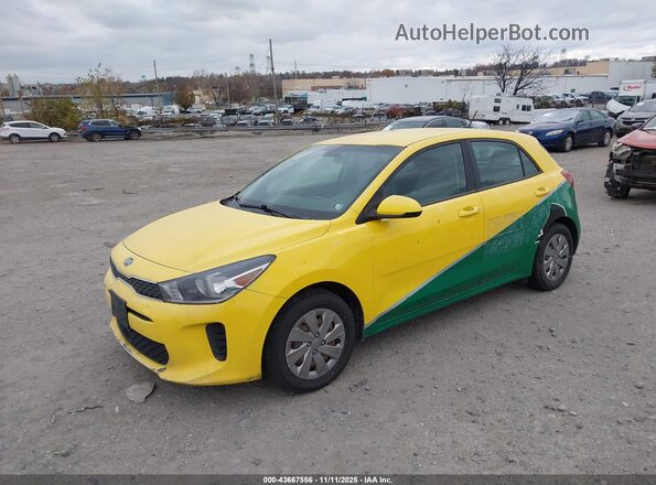 3KPA25AB2KE179485 2019 KIA RIO 5-DOOR Yellow Przód lewy