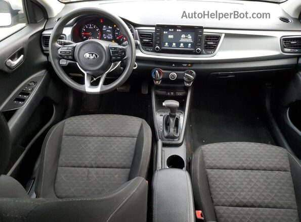 3KPA25AD0LE306463 2020 KIA RIO Silver Առջևի վահանակի տեսք