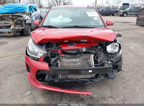 3KPA25AD4LE337537 2020 KIA RIO 5-DOOR Red Rear interior view