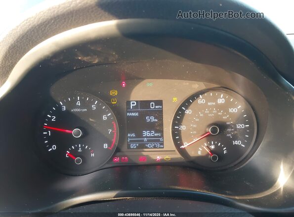 3KPA25AD5PE580103 2023 KIA RIO 5-DOOR Blue Widok tylnych siedzeń