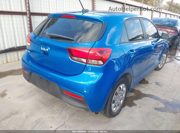 3KPA25AD5PE580103 2023 KIA RIO 5-DOOR Blue Tył prawy