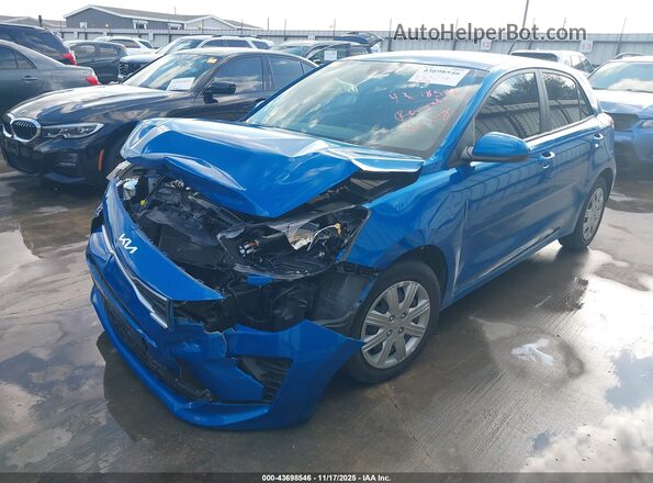 3KPA25AD5PE580103 2023 KIA RIO 5-DOOR Blue Przód lewy