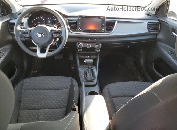 3KPA25AD7LE290178 2020 KIA RIO Blue Dashboard view