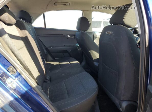 3KPA25AD7LE290178 2020 KIA RIO Blue Rear seats view