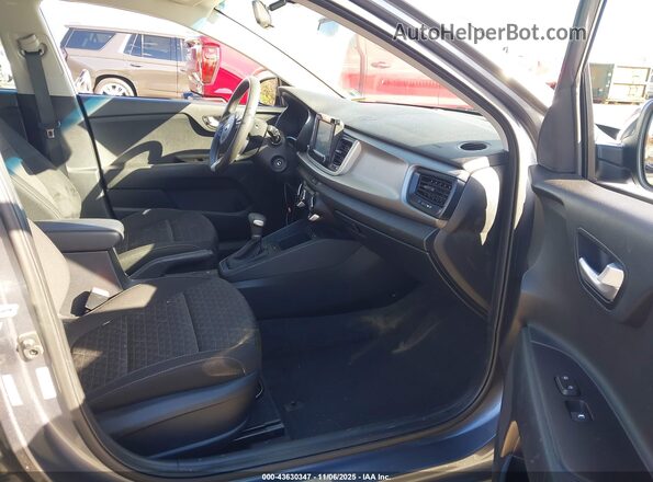 3KPA25AD8LE316559 2020 KIA RIO 5-DOOR Gray Սալոնի դիմացի տեսք