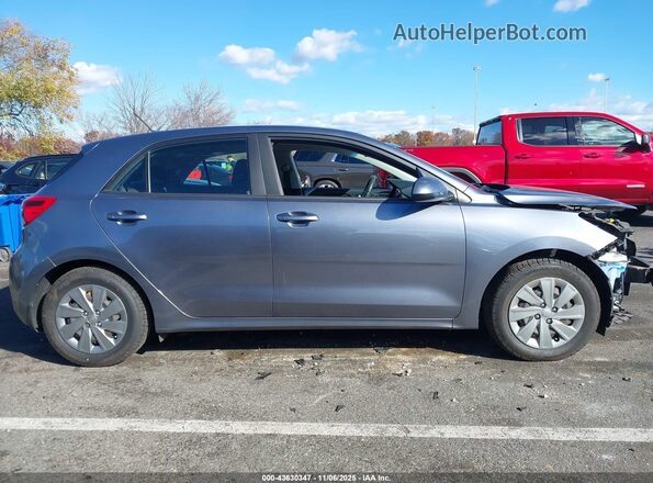 3KPA25AD8LE316559 2020 KIA RIO 5-DOOR Gray Սալոնի հետևի տեսք