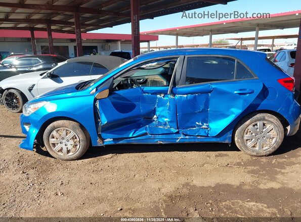 3KPA25AD8ME368002 2021 KIA RIO 5-DOOR Blue Դիմացի տեսք