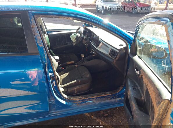 3KPA25AD8ME368002 2021 KIA RIO 5-DOOR Blue Սալոնի դիմացի տեսք