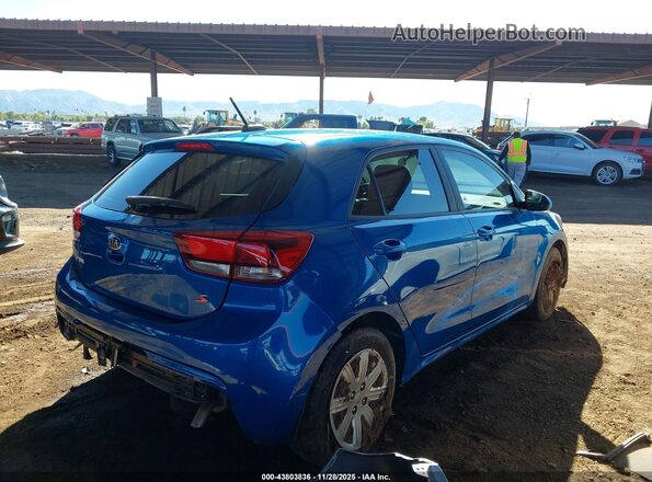 3KPA25AD8ME368002 2021 KIA RIO 5-DOOR Blue Հետևի աջ