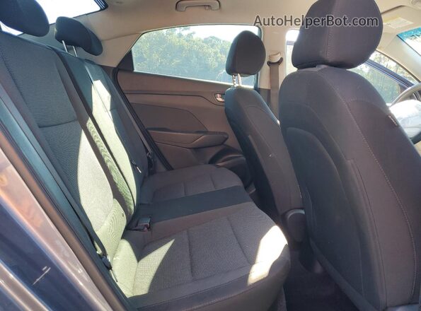 3KPC24A36JE021046 2018 HYUNDAI ACCENT Угольный Вид задних сидений