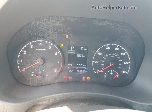 3KPC24A36JE021046 2018 HYUNDAI ACCENT Угольный Вид щитка приборов