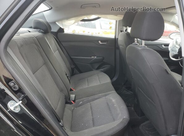 3KPC24A60LE120295 2020 HYUNDAI ACCENT Black უკანა სავარძლების ხედი